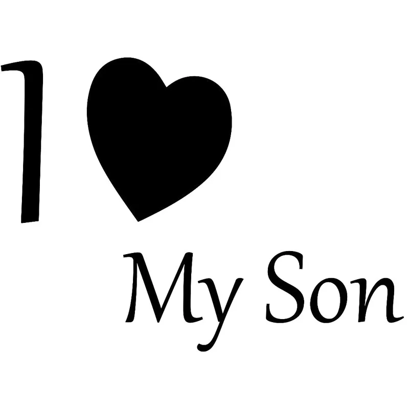 Виниловая наклейка «Я люблю моего сына», 14x10,2 см
Виниловая наклейка «Я люблю моего сына», 14x10,2 см