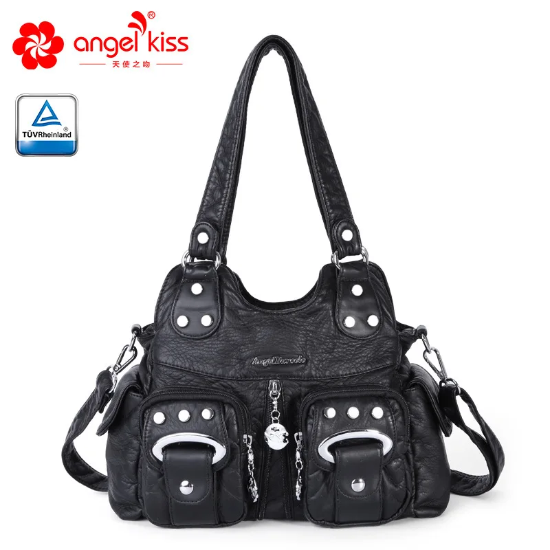 Angel Kiss, модный новый стиль, приятная на ощупь сумка из искуственной кожи, Вместительная женская сумка-мессенджер с несколькими карманами
Angel Kiss, модный новый стиль, приятная на ощупь сумка из искуственной кожи, Вместительная женская сумка-мессенджер с несколькими карманами