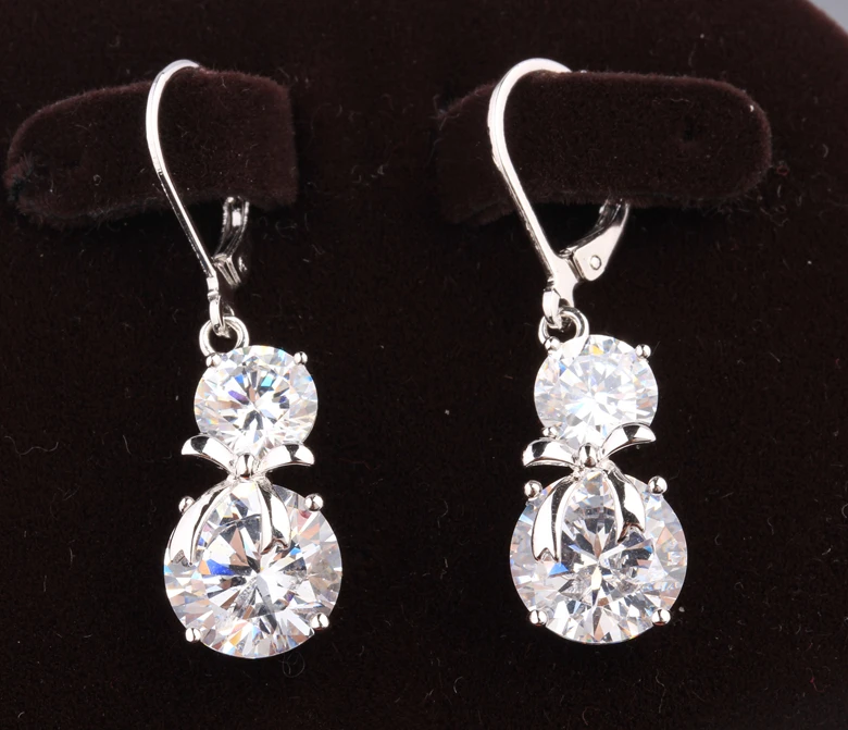 Awesome Transparent Zircon Circle Shape White Limited 925 Sterling Silver Jewelry Drop Dangle Earring S5172
Awesome Transparent Zircon Circle Shape White Limited 925 Sterling Silver Jewelry Drop Dangle Earring S5172
