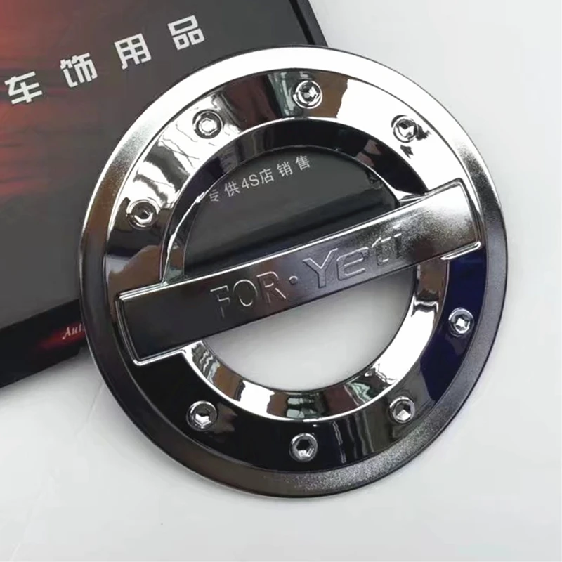 ABS Chrome fuel tank cover for 2014 Skoa Yeti,Car modification dedicated fuel cap chromium electroplate styling protect stickers
ABS Chrome fuel tank cover for 2014 Skoa Yeti,Car modification dedicated fuel cap chromium electroplate styling protect stickers