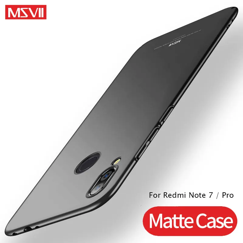 Чехол для Xiaomi Redmi Note 7 Pro матовый чехол Msvii 6 Global Xaomi PC Note7 5 чехлы | Мобильные телефоны