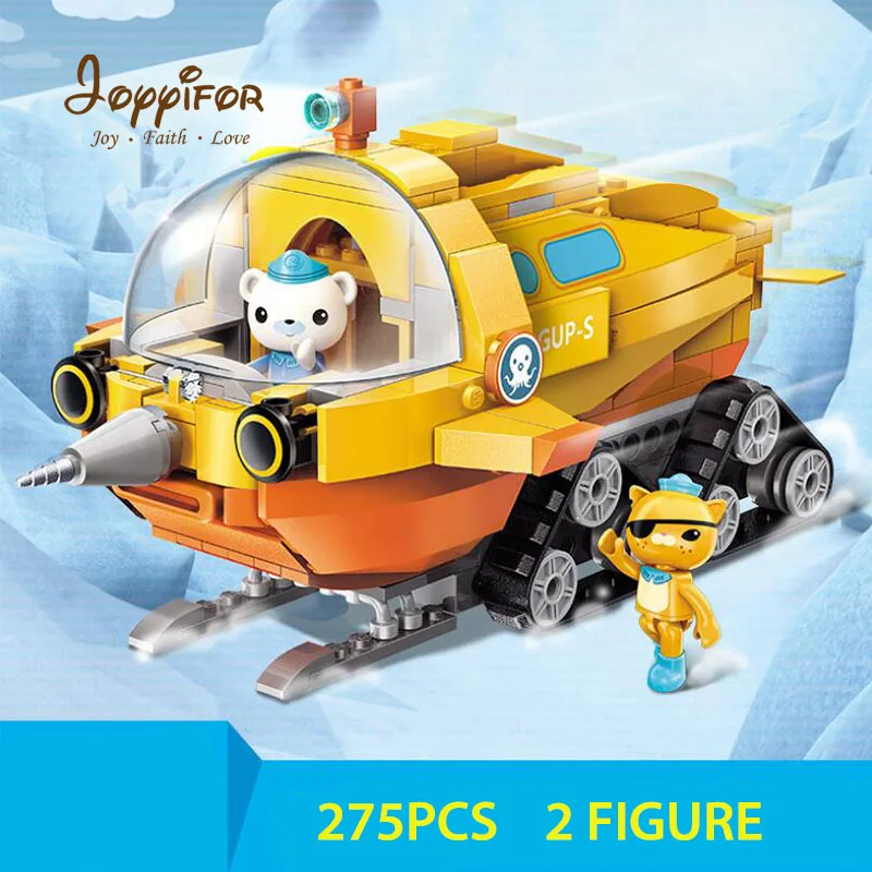 Joyifor Octonauts Приключения медведь Кот Осьминог фигурки строительные блоки игрушки