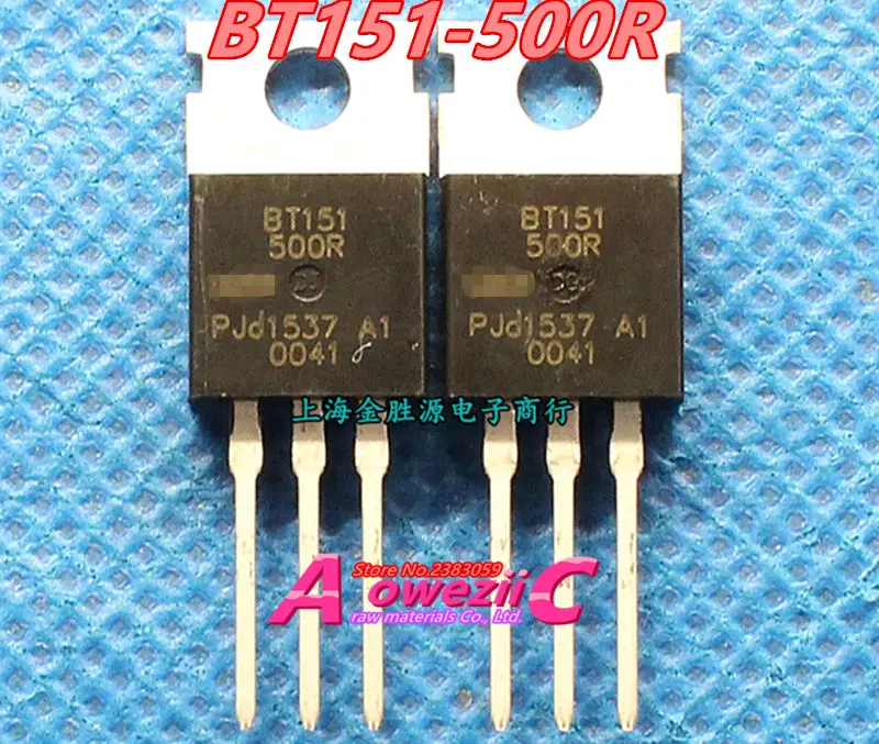 Aoweziic 100% new imported original BT151 BT151-500C BT151-500R BT151-800R TO-220 single transistor triode
Aoweziic 100% new imported original BT151 BT151-500C BT151-500R BT151-800R TO-220 single transistor triode
