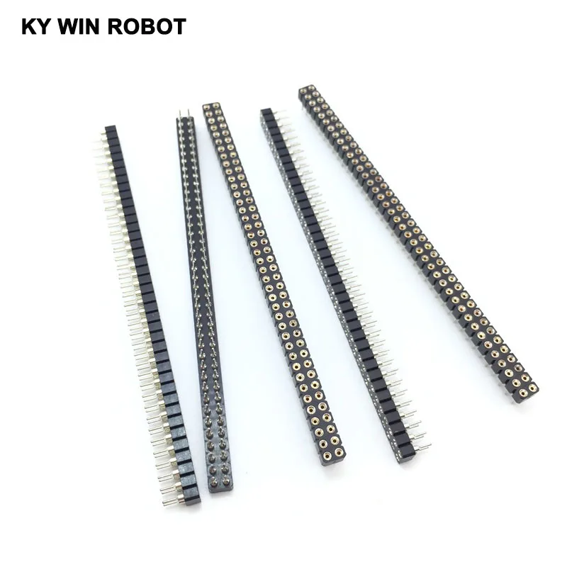 5pcs/lot 2*40 Pin double hole round female pin header 2.54MM Strip Connector Socket 2X40p Connector
5pcs/lot 2*40 Pin double hole round female pin header 2.54MM Strip Connector Socket 2X40p Connector