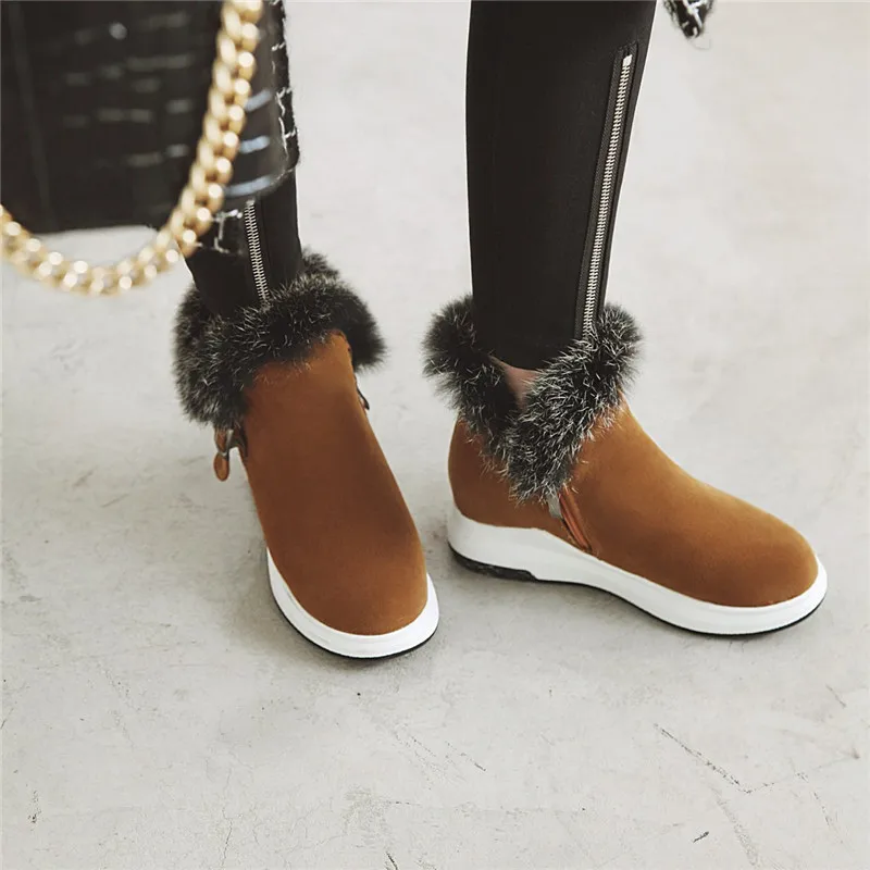 ASUMER big size 34-43 winter boots women keep warm casual ladies snow boots flats platform faux fur ankle boots for women 2020
ASUMER big size 34-43 winter boots women keep warm casual ladies snow boots flats platform faux fur ankle boots for women 2020