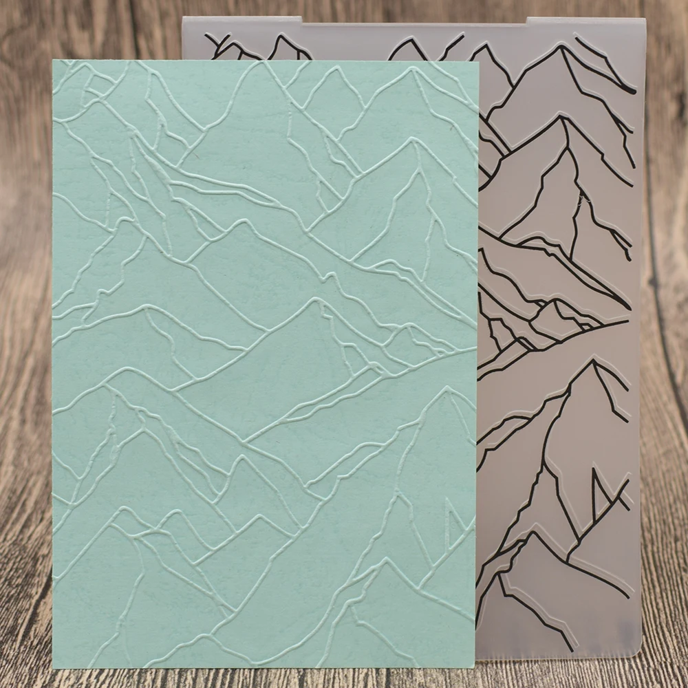 Mountain Range Stamps Plastic Embossing Folders DIY Scrapbooking Paper Card Making Craft Template
Mountain Range Stamps Plastic Embossing Folders DIY Scrapbooking Paper Card Making Craft Template