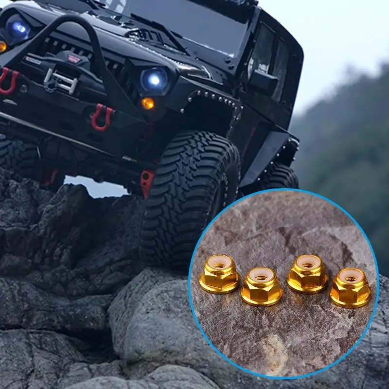 4pcs New Hot RC Car Wheel Lock Nuts Aluminum Wheel Lock Nuts for RC Model Car 1/10 Axial SCX10 Crawler RC Toys Accs
4pcs New Hot RC Car Wheel Lock Nuts Aluminum Wheel Lock Nuts for RC Model Car 1/10 Axial SCX10 Crawler RC Toys Accs