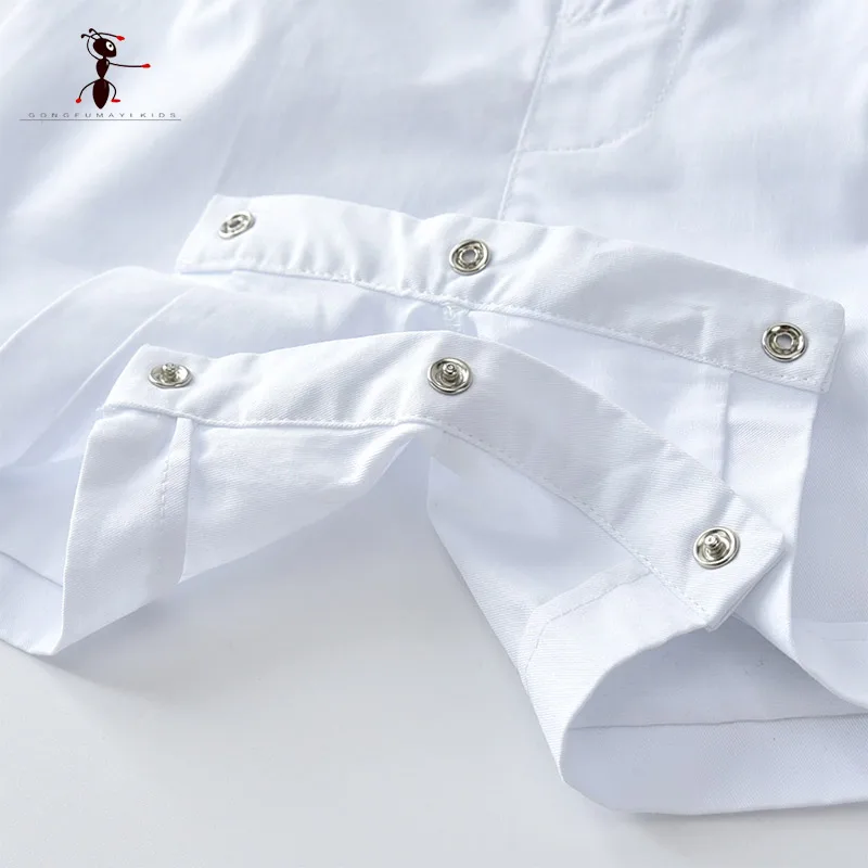 Kung Fu Ant 2019 Summer Fashion Baby Boy Short Sleeve Shirt Tie Strap Casual Pants 4pc Gentleman Set 12M-8T Baby Suit 19A344
Kung Fu Ant 2019 Summer Fashion Baby Boy Short Sleeve Shirt Tie Strap Casual Pants 4pc Gentleman Set 12M-8T Baby Suit 19A344