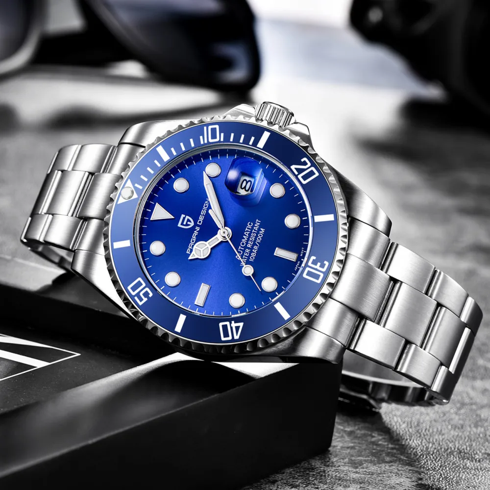 2020 NEW PAGANI DESIGN 100m Waterproof Watch Men Business Luxury Mechanical Fashion Luminous Watches Clock Men Relogio Masculino
2020 NEW PAGANI DESIGN 100m Waterproof Watch Men Business Luxury Mechanical Fashion Luminous Watches Clock Men Relogio Masculino