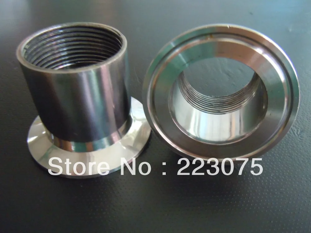 1 "DN25 SS304 санитарный зажим из нержавеющей стали, Женский резьбовой соединитель, фитинг для труб с тройным зажимом (внешний диаметр 50,5 мм)
1 "DN25 SS304 санитарный зажим из нержавеющей стали, Женский резьбовой соединитель, фитинг для труб с тройным зажимом (внешний диаметр 50,5 мм)