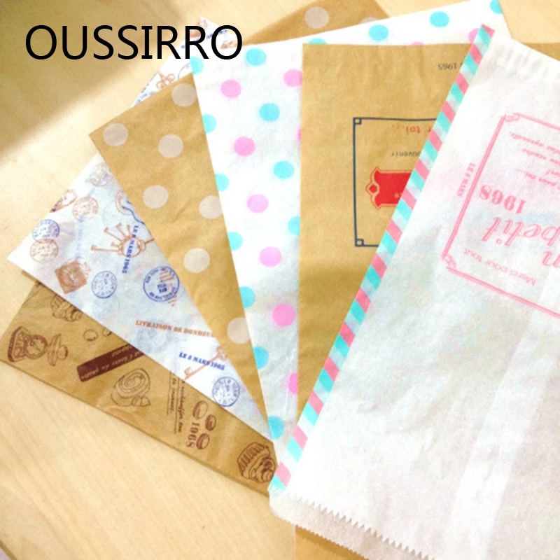 5PCS/Lot Retro Pattern Greaseproof Paper Bags For Cake Bread Biscuits Snack Baking Food Packaging Bags Wedding Candy Gift Bags
5PCS/Lot Retro Pattern Greaseproof Paper Bags For Cake Bread Biscuits Snack Baking Food Packaging Bags Wedding Candy Gift Bags