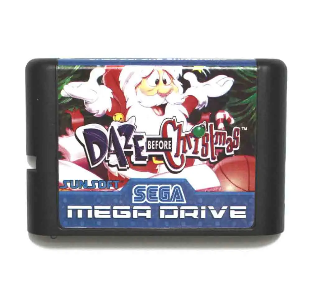 Игровая карта Daze «перед Рождеством», 16 бит, MD, для Sega Mega Drive, для Genesis
Игровая карта Daze «перед Рождеством», 16 бит, MD, для Sega Mega Drive, для Genesis