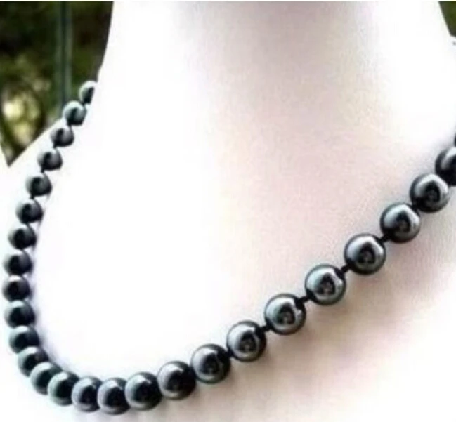 12mm black south sea shell pearl necklace 17" Factory Wholesale price Women Gift word Jewelry
12mm black south sea shell pearl necklace 17" Factory Wholesale price Women Gift word Jewelry