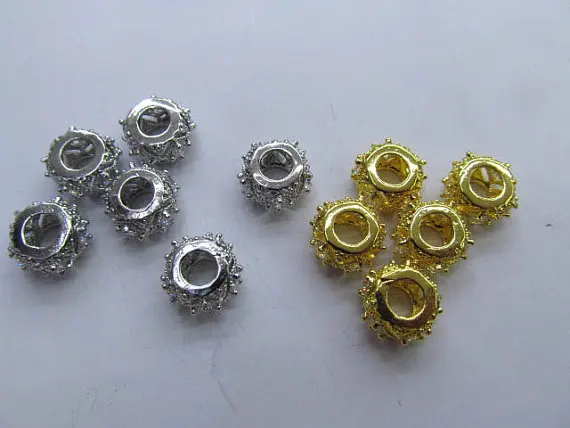 AAA grade 12pcs 6x10mm Micro Pave CZ Brass Spacer , Cubic Zirconia Rondelle Pinwheel Buttone Silver Gold Connetor Findings
AAA grade 12pcs 6x10mm Micro Pave CZ Brass Spacer , Cubic Zirconia Rondelle Pinwheel Buttone Silver Gold Connetor Findings
