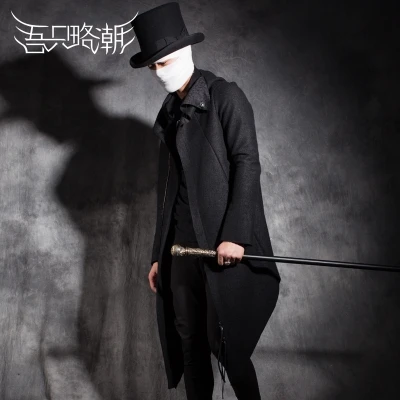 M--5XL!!! 2018 personality male with a hood outerwear male casual design long woolen overcoat fashion trench
M--5XL!!! 2018 personality male with a hood outerwear male casual design long woolen overcoat fashion trench