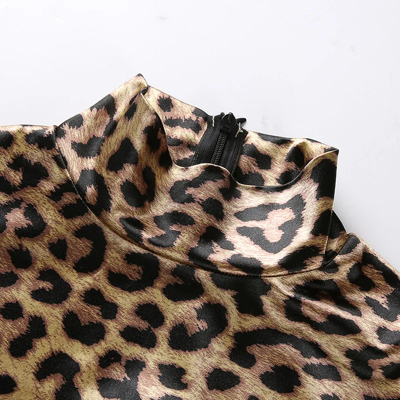 Leopard Bandage Party Dress Chrismas Women Bodycon Turtleneck Long Sleeve Dress Elegant Ladies Mini Sexy Basic Slim Dresses B914
Leopard Bandage Party Dress Chrismas Women Bodycon Turtleneck Long Sleeve Dress Elegant Ladies Mini Sexy Basic Slim Dresses B914