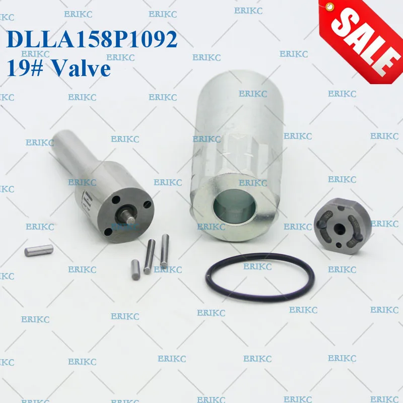 ERIKC Injector DLLA158P1092 Nozzle Valve 19# pin Sealing ring Nut E1022002 Overhaul Repair Kits Diesel CR for Desns0 Series
ERIKC Injector DLLA158P1092 Nozzle Valve 19# pin Sealing ring Nut E1022002 Overhaul Repair Kits Diesel CR for Desns0 Series