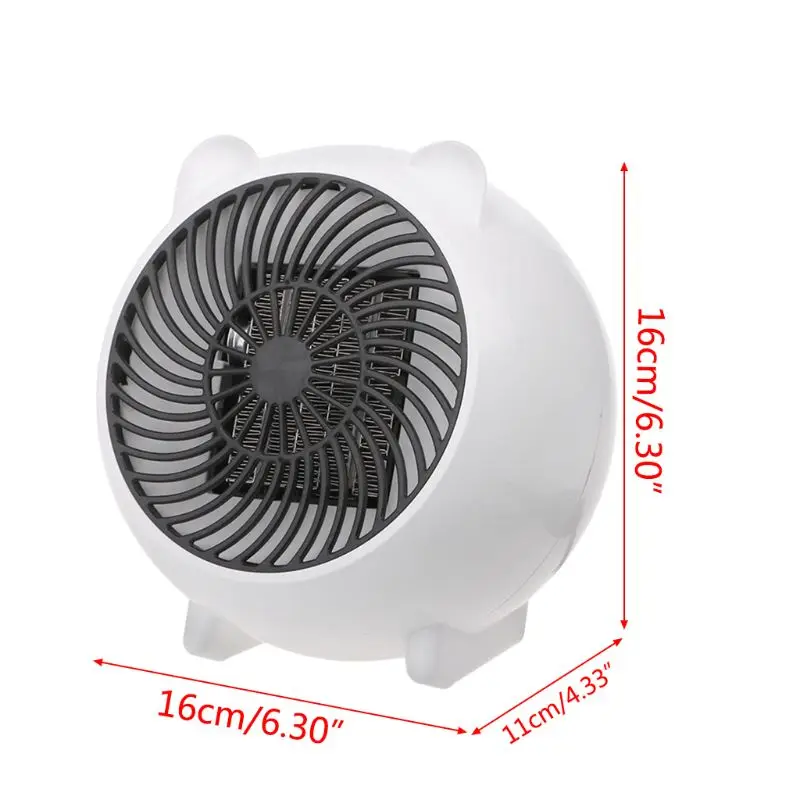 Portable Fan Heater Mini Desktop Electric Heaters Personal Space Winter Warmer Fan
Portable Fan Heater Mini Desktop Electric Heaters Personal Space Winter Warmer Fan