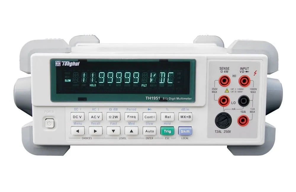 TH1951 High-accuracy DCV 0.0035% True RMS 5 1/2 Bench Top Multimeter 120000 Counts 110-220V USB
TH1951 High-accuracy DCV 0.0035% True RMS 5 1/2 Bench Top Multimeter 120000 Counts 110-220V USB