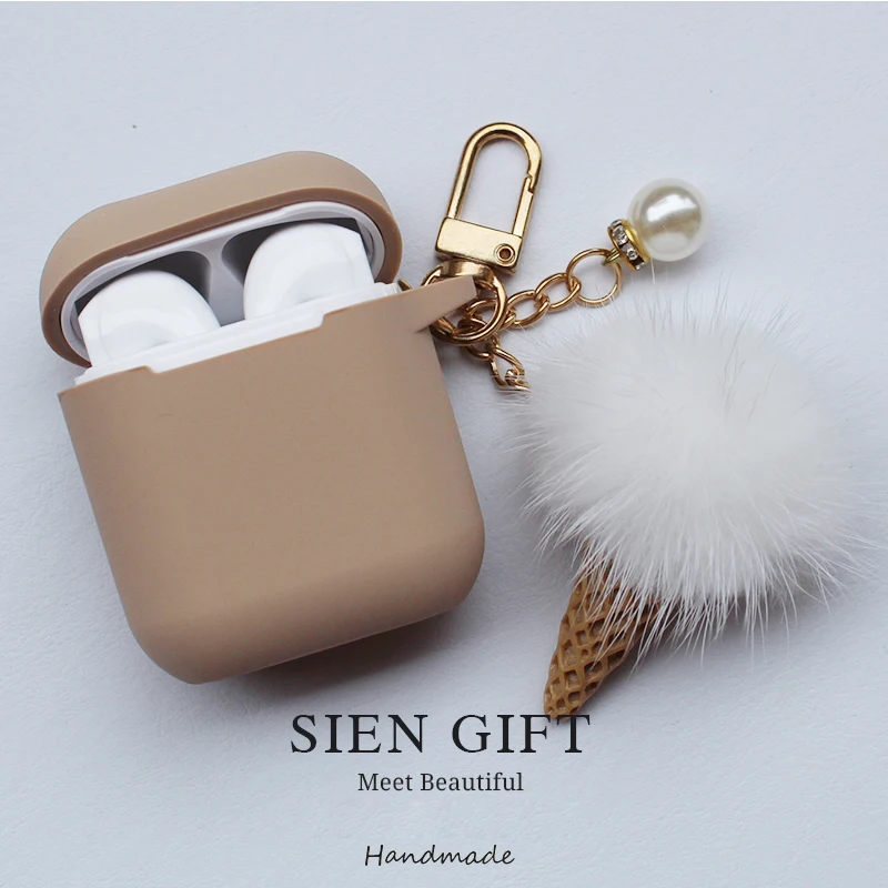 New Cute Ice Cream Silicone Case for Apple Airpods Accessories Bluetooth Earphone Case Headphone Box Decoration Cover Key Ring
New Cute Ice Cream Silicone Case for Apple Airpods Accessories Bluetooth Earphone Case Headphone Box Decoration Cover Key Ring