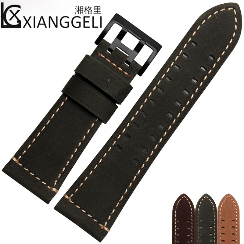 Watch accessories latest 26mm matte leather watch belt For Lumenos 1945 1879 1801 men's high-end military watch strap
Watch accessories latest 26mm matte leather watch belt For Lumenos 1945 1879 1801 men's high-end military watch strap
