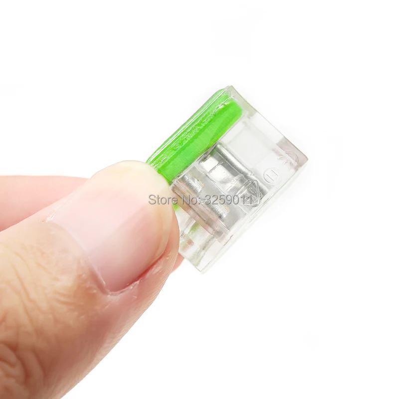 (100 pieces/lot) Quick Wire Connector 3 pin Cable Terminal Block Connector PC-253 PC253-CL PC253X-CL transparent 22-12 AWG green
(100 pieces/lot) Quick Wire Connector 3 pin Cable Terminal Block Connector PC-253 PC253-CL PC253X-CL transparent 22-12 AWG green