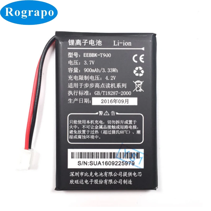 Новый литий-полимерный аккумулятор 3,7 V BBK T1/T2 для чтения BBK EEBBK-T900 T900E, обучающий аккумулятор
Новый литий-полимерный аккумулятор 3,7 V BBK T1/T2 для чтения BBK EEBBK-T900 T900E, обучающий аккумулятор