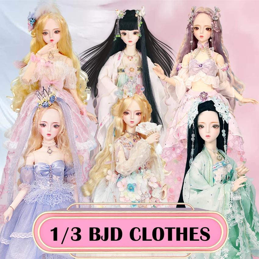 Dream Fairy 1/3 BJD Doll Clothes Fashion Outfits Princess Dress for 62cm Ball Joint Doll Girls Toy Doll Accessories
Dream Fairy 1/3 BJD Doll Clothes Fashion Outfits Princess Dress for 62cm Ball Joint Doll Girls Toy Doll Accessories