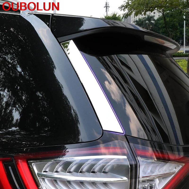 Стайлинг автомобиля 2 шт. для Fit Ford Edge 2015 ABS хромированные автомобильные Спойлеры