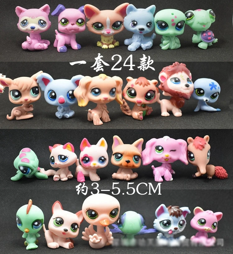 24pcs LPS Mini Pet Shop Figures Cocker Spaniel Collie Dog Standing Cats Dogs Kitty Toys Kitten Kedi Lion Sheep Bird lol Toy
24pcs LPS Mini Pet Shop Figures Cocker Spaniel Collie Dog Standing Cats Dogs Kitty Toys Kitten Kedi Lion Sheep Bird lol Toy