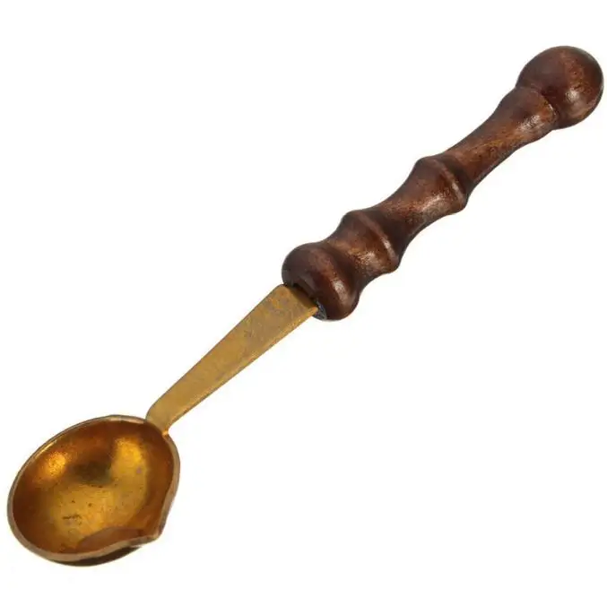 Wood Handle Scoop Retro Style Stamp Sealing Wax Spoon Anti Scald DIY Candle Fittings Copper Wooden Handle SN2360
Wood Handle Scoop Retro Style Stamp Sealing Wax Spoon Anti Scald DIY Candle Fittings Copper Wooden Handle SN2360