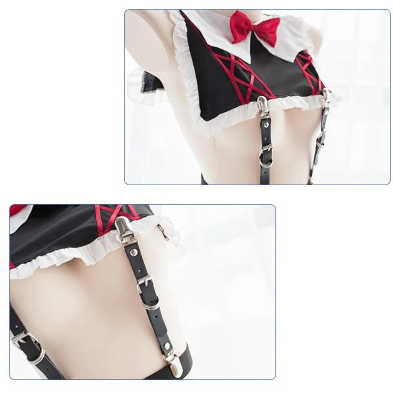 Steampunk Cute Love Tail Womens Sexy Anime Cosplay Lingerie Lolita Catgirl Costume Bikini Set Kawaii Bra and Panty with Garter
Steampunk Cute Love Tail Womens Sexy Anime Cosplay Lingerie Lolita Catgirl Costume Bikini Set Kawaii Bra and Panty with Garter