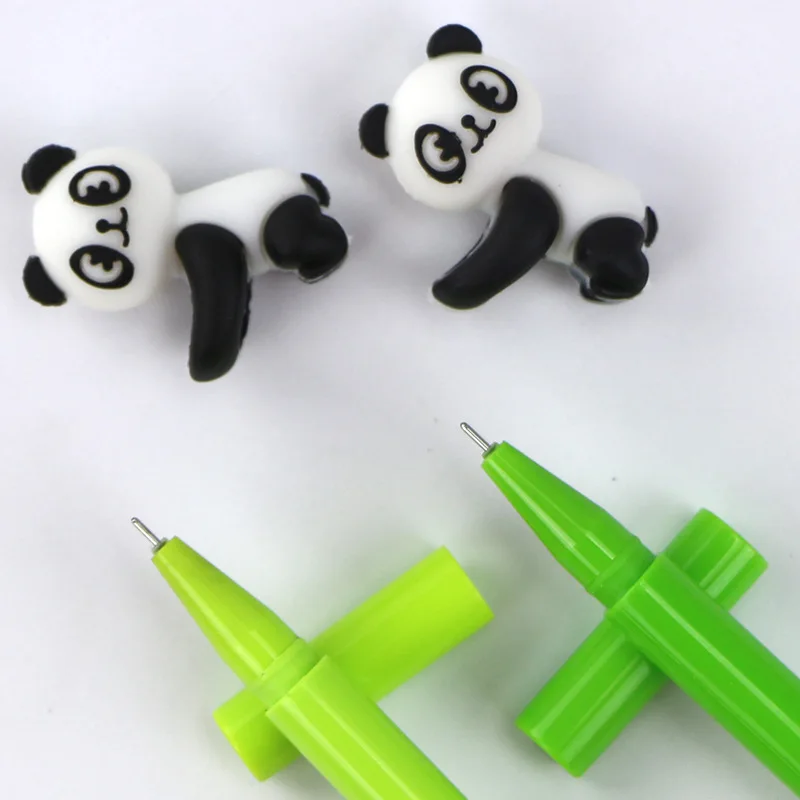 Korean cute cartoon panda plastic neutral pen Writing creative bamboo fountain pen, 0.5mm black pen, student supplies
Korean cute cartoon panda plastic neutral pen Writing creative bamboo fountain pen, 0.5mm black pen, student supplies