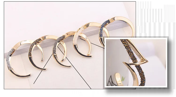 Luxury Brand Jewelry Women Gold Color Bangle Cuff Bracelet Brazaletes Pulseras Mujer Crystal From Swarovski Fashion Accessorie
Luxury Brand Jewelry Women Gold Color Bangle Cuff Bracelet Brazaletes Pulseras Mujer Crystal From Swarovski Fashion Accessorie