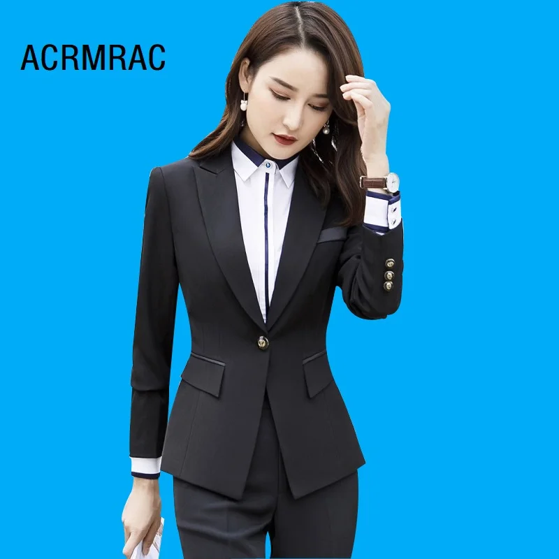 Women suits Slim spring Long sleeve jacket pants OL Formal Business Women pants suits Woman set suits 968
Women suits Slim spring Long sleeve jacket pants OL Formal Business Women pants suits Woman set suits 968