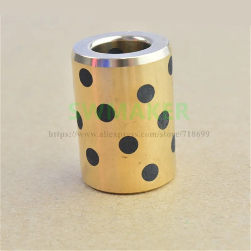SWMAKER 12mm copper bushing graphite self-lubricating oilless bearing inlaid copper graphite bearing inner diameter 12mm
SWMAKER 12mm copper bushing graphite self-lubricating oilless bearing inlaid copper graphite bearing inner diameter 12mm