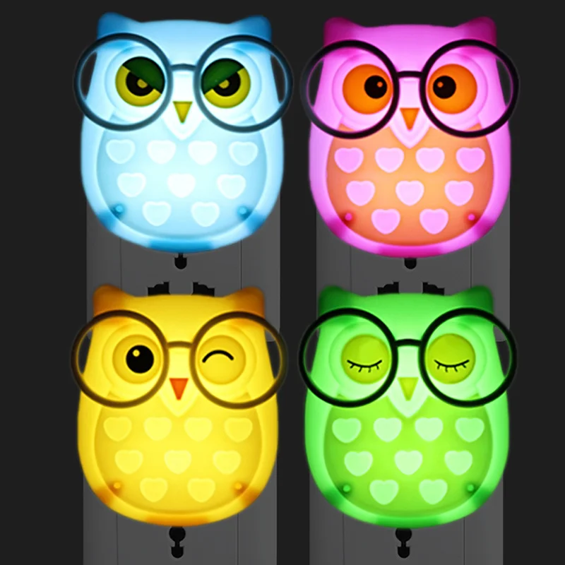 LED Night Light Energy Saving Socket Lamp Animal Nightlight Auto Light Control Sensor Lamp Owl EU Plug Indoor Lighting
LED Night Light Energy Saving Socket Lamp Animal Nightlight Auto Light Control Sensor Lamp Owl EU Plug Indoor Lighting