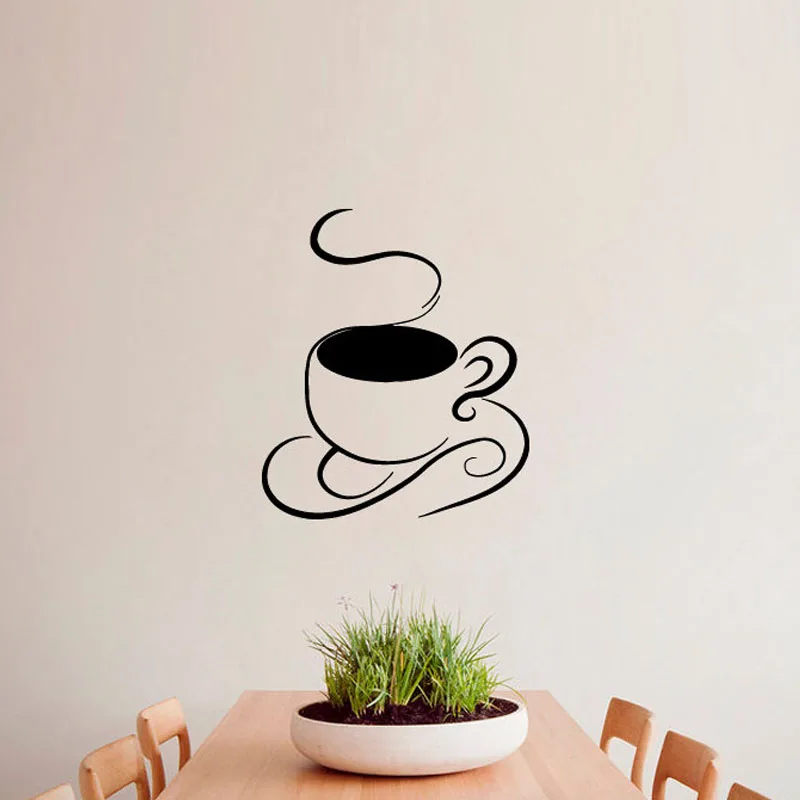 Cup of Hot Coffee Wall Stickers Kitchen Cafe Home Interior Design Vinyl Decal Sticker Art Mural Kids Baby Room Decor
Cup of Hot Coffee Wall Stickers Kitchen Cafe Home Interior Design Vinyl Decal Sticker Art Mural Kids Baby Room Decor
