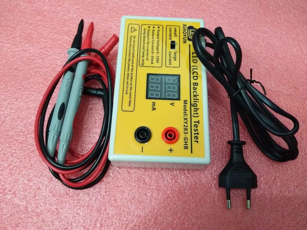 XY283 0-320V Output LED TV Backlight Tester LED Test Tool with Current and Voltage Display for All LED Application
XY283 0-320V Output LED TV Backlight Tester LED Test Tool with Current and Voltage Display for All LED Application