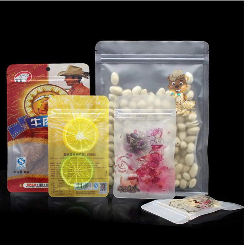 50pcs/Lot Self Sealing Ziplock Matte Clear Tea Bag Food Pouches Pack Bags Plastic Packaging For Coffee Tea
50pcs/Lot Self Sealing Ziplock Matte Clear Tea Bag Food Pouches Pack Bags Plastic Packaging For Coffee Tea