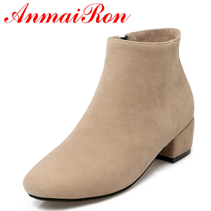 ANMAIRON Winter Zippers Fashion Boots Shoes Woman Big Size 34-43 Black Ankle Boot for Women Platform Shoes Round ToeSquare Heels
ANMAIRON Winter Zippers Fashion Boots Shoes Woman Big Size 34-43 Black Ankle Boot for Women Platform Shoes Round ToeSquare Heels