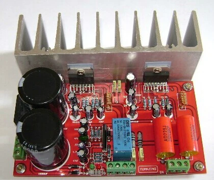 AC20V-28V TDA7294 85W +85W 2.0 channel audio power amplifier board (without heat sink)
AC20V-28V TDA7294 85W +85W 2.0 channel audio power amplifier board (without heat sink)