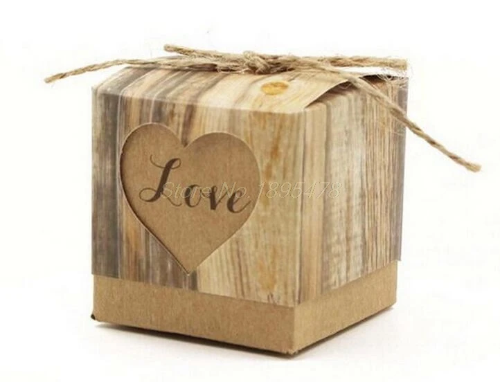 3000pcs/lot Wedding Candy Box Romantic Heart Kraft Gift Box with Burlap Twine Chic Wedding Favors and Gifts Bag Party Supplies
3000pcs/lot Wedding Candy Box Romantic Heart Kraft Gift Box with Burlap Twine Chic Wedding Favors and Gifts Bag Party Supplies