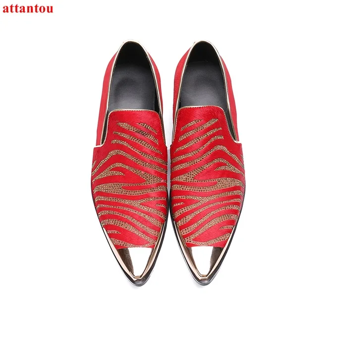 Hot Sale Autumn Pointed Toe Men Dress Shoes Red Leather Shoes Luxury Male Casual Shoes Slip-on Man Office Feast Formal Shoes
Hot Sale Autumn Pointed Toe Men Dress Shoes Red Leather Shoes Luxury Male Casual Shoes Slip-on Man Office Feast Formal Shoes