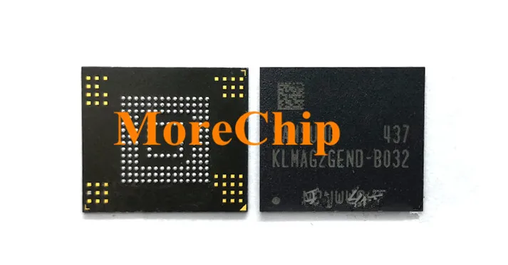 KLMAG2GEND B032 eMMC NAND флэш память BGA IC чип 2 шт/Лот|Платы для мобильных телефонов| |