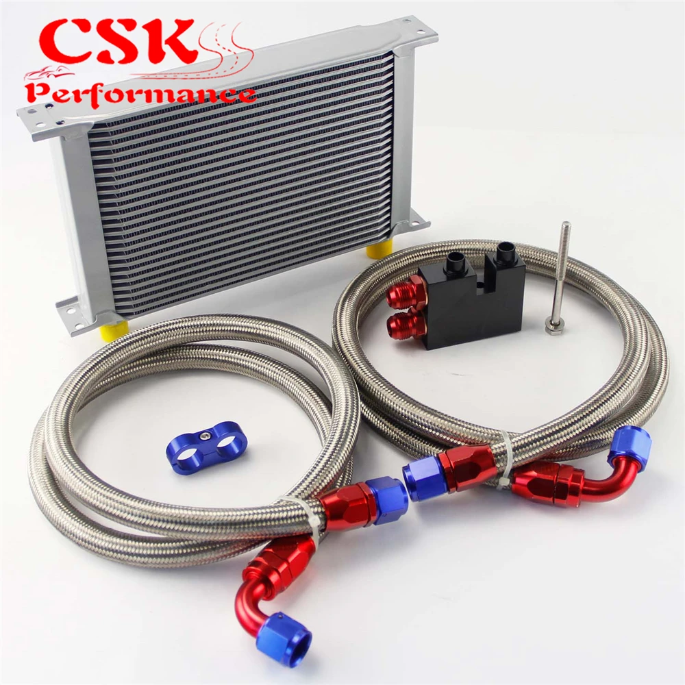 25 Row 248mm AN10 British Oil Cooler Kit Fits For BMW N54 Engine Twin Turbo 135i E82 335i E90 E92 E93 Black/Silver
25 Row 248mm AN10 British Oil Cooler Kit Fits For BMW N54 Engine Twin Turbo 135i E82 335i E90 E92 E93 Black/Silver