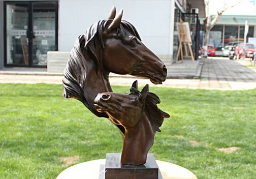 bronze Decoration Pure Brass Good value Lucky China Bronze Copper Marble Base Home Decoration Two Horse Head Sculpture Statue
bronze Decoration Pure Brass Good value Lucky China Bronze Copper Marble Base Home Decoration Two Horse Head Sculpture Statue