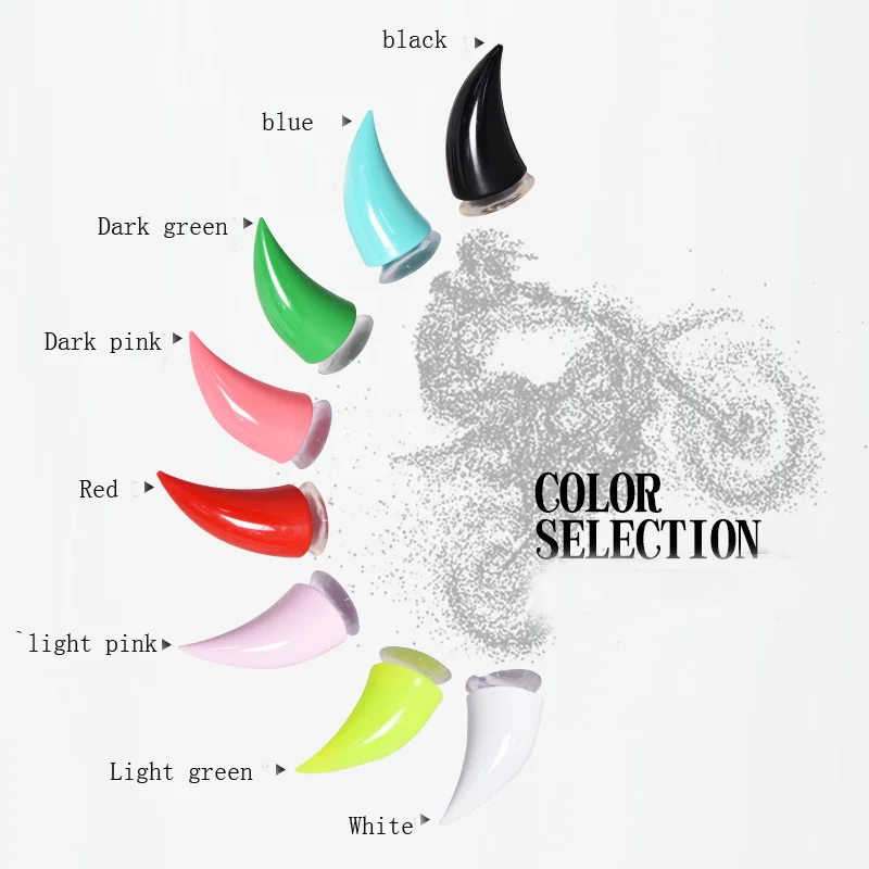 CHCYCLE Motorcycle Helmet Horn Devil Demon With Sucker Motocross Punk Style Decoration Motorsport Motocross Capacete TKJ-1C
CHCYCLE Motorcycle Helmet Horn Devil Demon With Sucker Motocross Punk Style Decoration Motorsport Motocross Capacete TKJ-1C