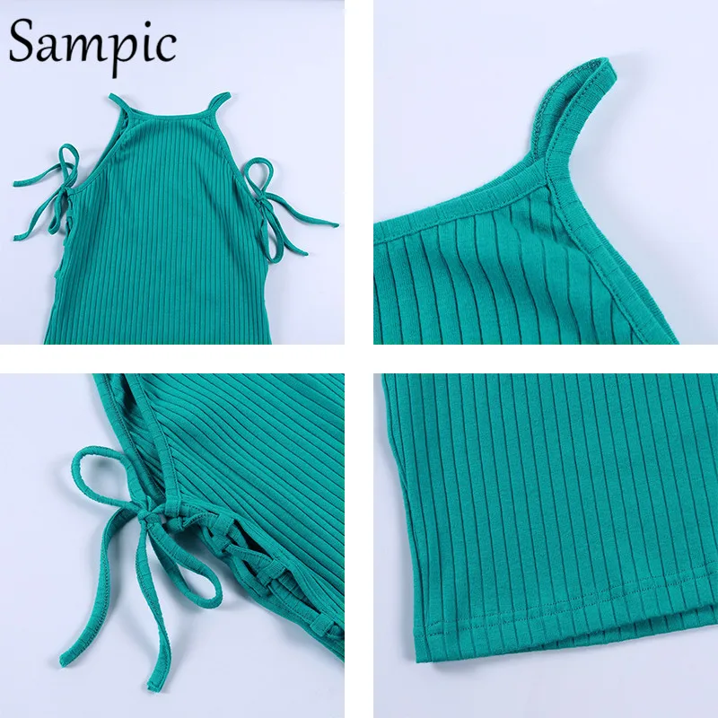 Sampic Sexy Bodycon Club Dress Bandage Black Sleeveless Hollow Out Dresses Spaghetti Strap Women Summer Mini Dress 2019
Sampic Sexy Bodycon Club Dress Bandage Black Sleeveless Hollow Out Dresses Spaghetti Strap Women Summer Mini Dress 2019