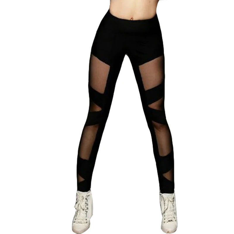 NORMOV Casual Black Women Leggings Workout High Waist Elastic Push Up Mesh Patchwork Ankle Length Polyester Leggings
NORMOV Casual Black Women Leggings Workout High Waist Elastic Push Up Mesh Patchwork Ankle Length Polyester Leggings